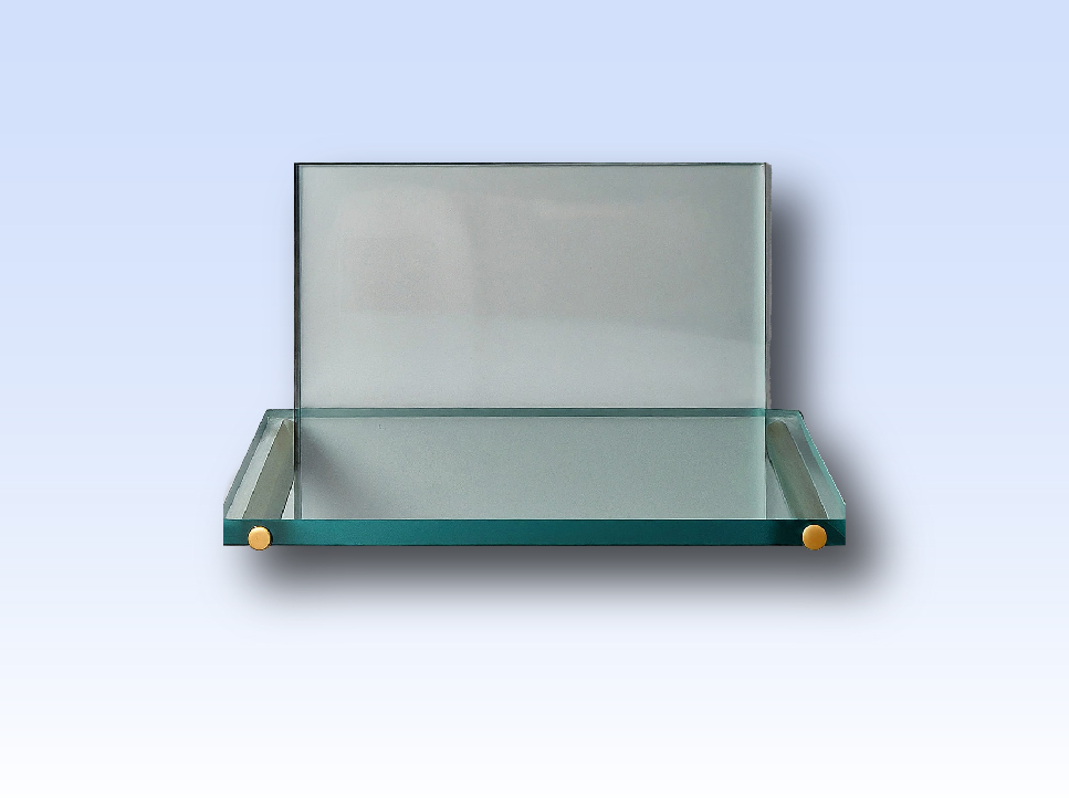 Glass shelf installation